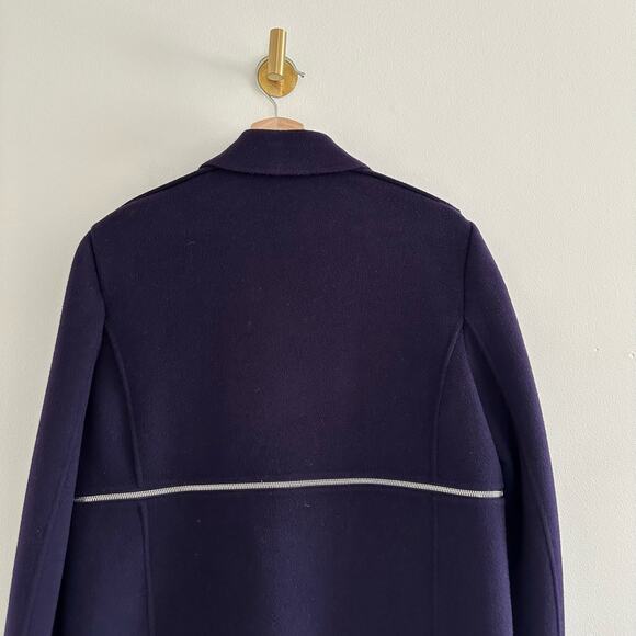 Diane Von Furstenberg 1,2,3 Coat in Royal Navy M - Picture 16 of 16